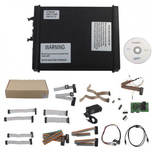 V2.13 FW V7.003 KTM100 KTAG Auto ECU Programmer  with Unlimited Token with Multi Language