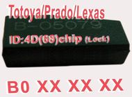 High Precision 4D 68 Chip B0xxx Car Key Transponder Chip for Toyota, Prado, Lexus Vehicles