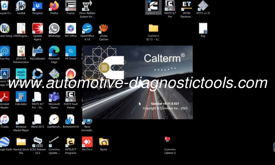 Ein guter Preis. Cummins Calterm v5.12 2024 Technische Diagnosesoftware Online