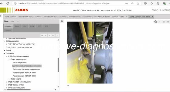 Ein guter Preis. 2025/3 CLAAS WEBTIC OFFLINE Reparaturhandbücher und Serviceinformationen Online