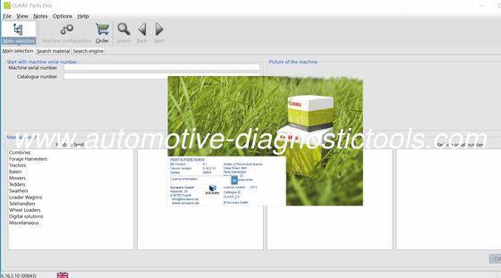 Ein guter Preis. [CLAAS EPÜ] CLAAS Teil Dokument 786 EPÜ Ersatzteilkatalog Online