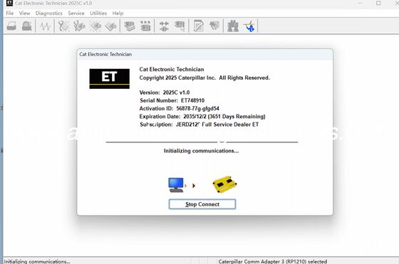Ein guter Preis. CAT ET 2025C V1.0 Diagnosesoftware für elektronische Kfz-Techniker Online