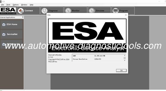 Ein guter Preis. PACCAR ESA V5.7 Electronic Service Analyst 2025 Vollversion mit Gen5-Dateien und SW-Flash-Dateien Online