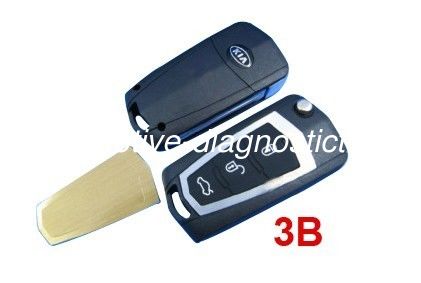 Ein guter Preis. Kia neues Carens änderte Fernschlüsselknopf der fall-/Schlüssel-freien Räume 3 mit Batterie-Metall Online