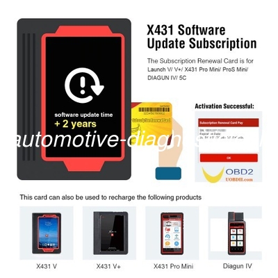 Ein guter Preis. 2 Jahre Update-Service für den Start V/V+/X431 Pro Mini/ProS Mini/DIAGUN IV/5C/LAUNCH X-431 PRO DYNO Online