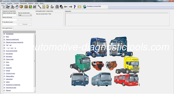 Ein guter Preis. 2024.05 Scania Mehrfach-Ersatzteile und Handbuch Online