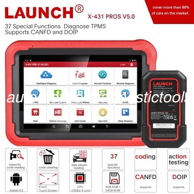 Ein guter Preis. Original Launch X431 Scanner X431 Pro für 98% der Autos auf dem Markt mit 37 speziellen Funktionen und 2 Jahren kostenlosen Update Online