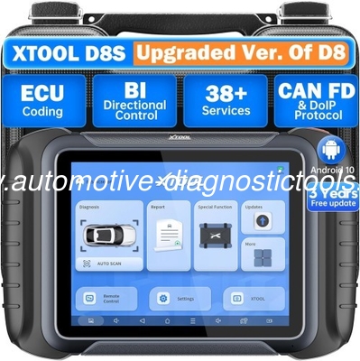Ein guter Preis. 2025 XTOOL D8S Diagnostic Scan Tool Unterstützung CAN FD & DoIP, ECU-Codierung, Topologie, Schlüsselprogrammierung Online