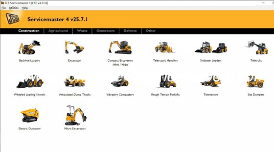 Ein guter Preis. [ Veröffentlichung 25.7 ]JCB ServiceMaster 4 v25.07 Diagnosesoftware Online