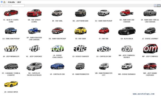 Ein guter Preis. ¢Chrysler EPC2025.07 FCA EPC5 Ersatzteilkatalog für Chrysler Online