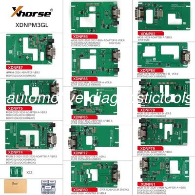 Ein guter Preis. 2026 Xhorse MQB48 Keine Demontage Keine Lötung 13 Vollset Adapter XDNPM3GL Arbeiten mit Multi-Prog, VVDI Prog, Key Tool Plus Online